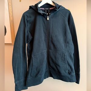Women’s Black Zip-Up Hoodie – Everyday Athletic Sweatshirt